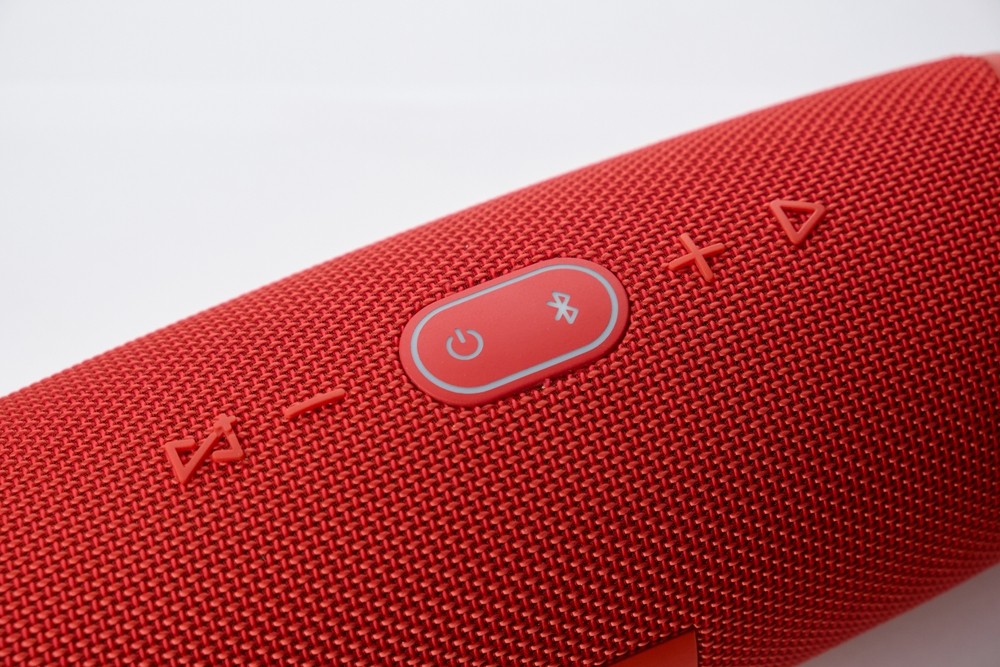 Red,Wireless,Music,Speaker,Close-up